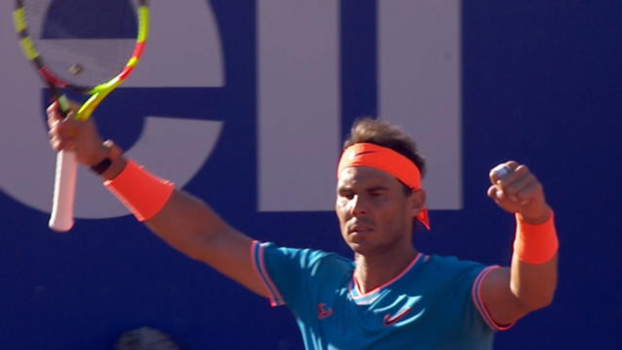 Rafael Nadal storms into Barcelona Open final four