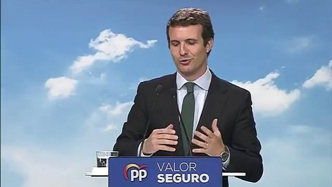 Pablo Casado anuncia el lema del PP para las elecciones municipales y autonómicas: Centrados en tu Futuro