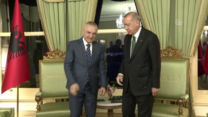 Cumhurbaşkanı Erdoğan, Arnavutluk Cumhurbaşkanı Ilir Meta ile Görüştü