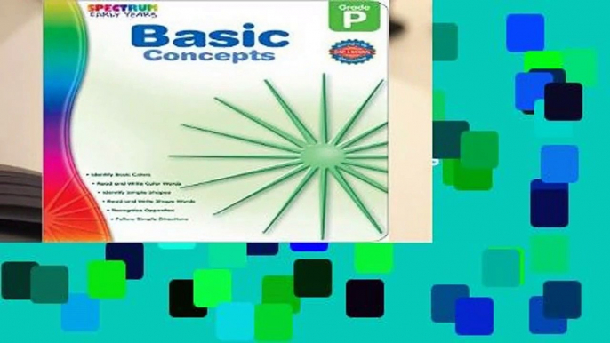 Full E-book  Basic Concepts, Grade Pk (Spectrum Early Years)  Best Sellers Rank : #3