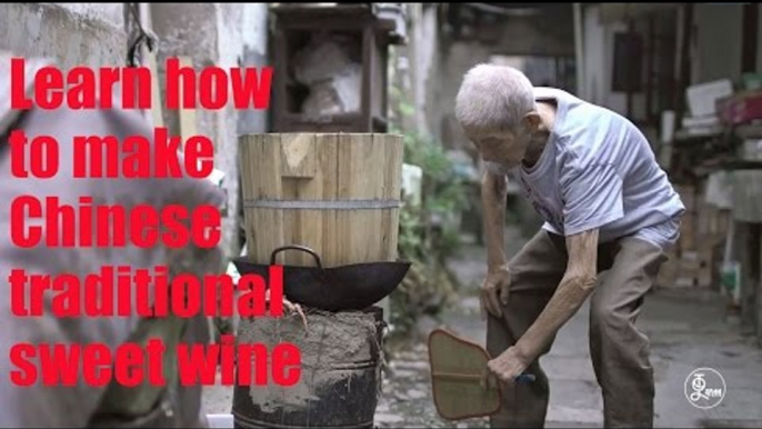 [Food] Learn how to make Chinese traditional sweet wine (non alcohol) with 93 years old grandpa