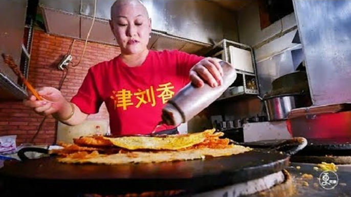 The Most Popular Breakfast-The Chinese Traditional savior crepe | More China