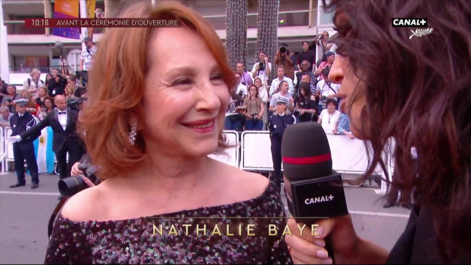 Nathalie Baye "Cannes c'est le cinéma et vive le cinéma !"- Cérémonie d'ouverture Cannes 2019