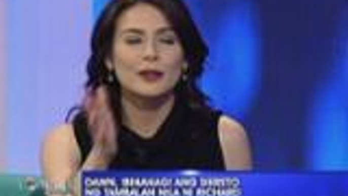 What can Dawn Zulueta say that she and Richard Gomez are one of the prime love teams of ABS-CBN?