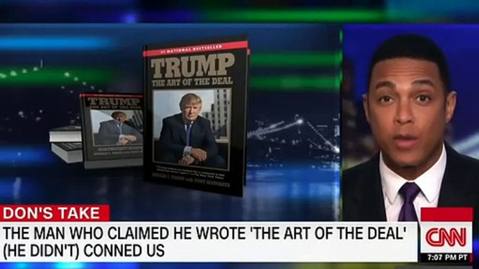 Don Lemon Says Trump Is a Con Man And Reads From His Book To Prove It