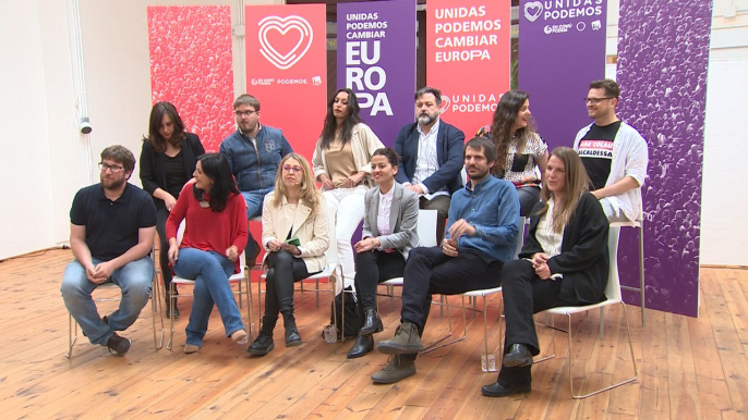 Unidas Podemos presenta la lista para las europeas