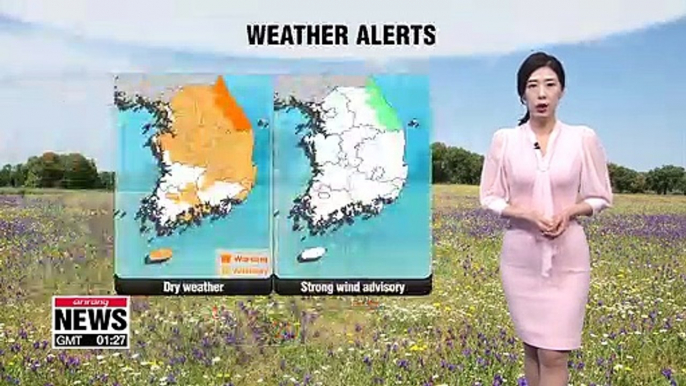 Dry weather, warming trend into weekend _ 050919