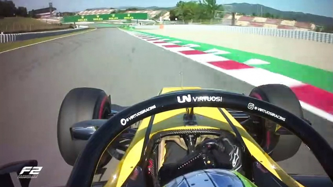 Luca Ghiotto's Onboard Formula 2 Pole Lap | 2019 Spanish Grand Prix