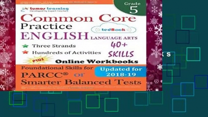 Common Core Practice - 5th Grade English Language Arts: Workbooks to Prepare for the PARCC or