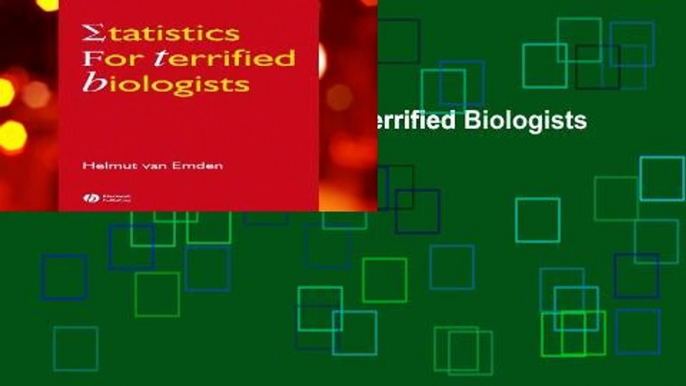 Full version  Statistics for Terrified Biologists Complete
