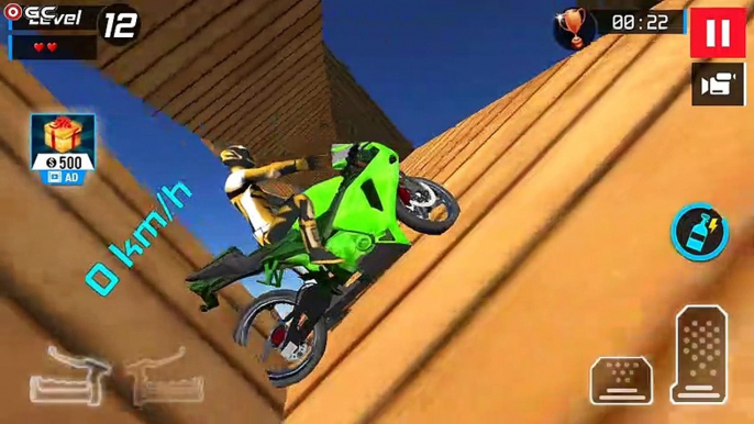 Bike Stunt Games 2019 - Motor Bike Stunts Game - Android gameplay FHD #2