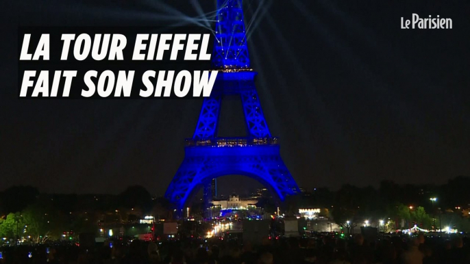 La tour Eiffel offre un show laser inédit pour ses 130 ans