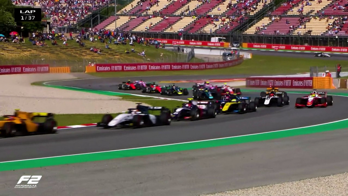 Formula 2 Feature Race Highlights | 2019 Spanish Grand Prix