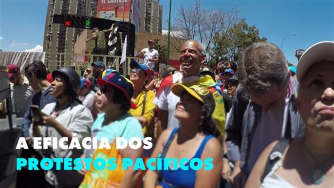 O que gera mais mudanças? Protestos violentos ou pacíficos?