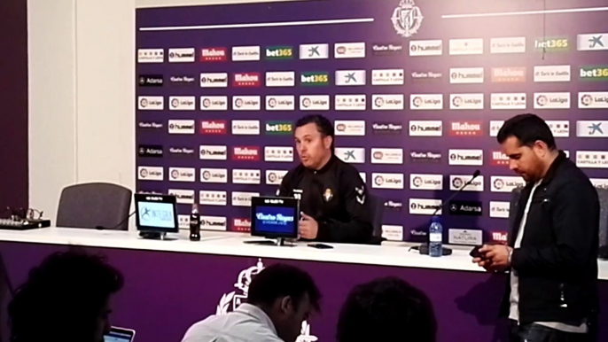 Valladolid-Valencia: Rueda de prensa de Sergio González