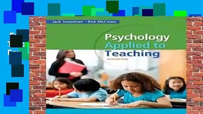 Full E-book  Psychology Applied to Teaching (Mindtap Course List)  For Kindle