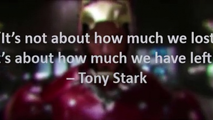 TOUCHING AND MOVING INSPIRATIONAL QUOTES | ENDGAME AVENGERS