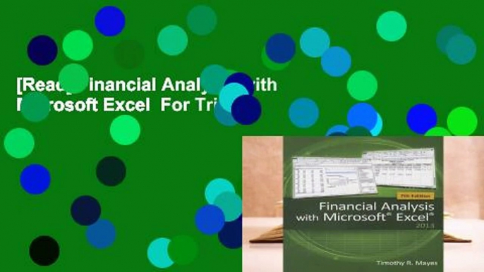 [Read] Financial Analysis with Microsoft Excel  For Trial