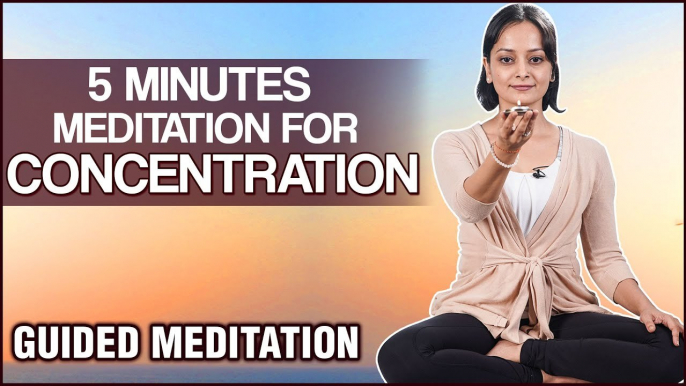 5 Minutes Meditation Can Improve Your Concentration - Guided Meditation for Beginners by Vibha