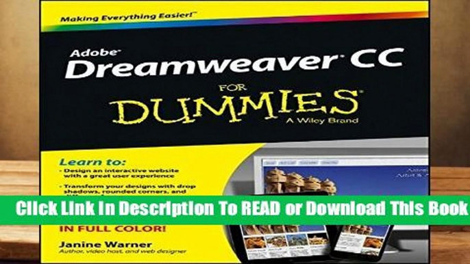 Full version  Dreamweaver CC For Dummies  Review