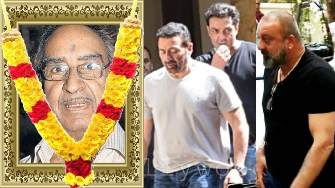 Sanjay Dutt, Sunny Deol, Bobby Deol VISIT Ajay Devgn's house to pay TRIBUTE To Veeru Devgan