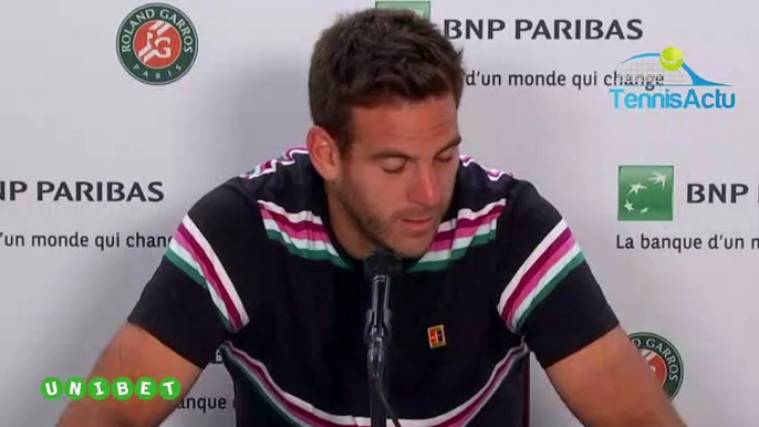 Roland-Garros 2019 - Juan Martin Del Potro :  "No me rendí ni por razones físicas ni por razones mentales"