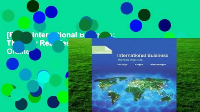 [Read] International Business: The New Realities  For Online