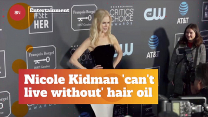 Nicole Kidman Needs Her Hair Oil