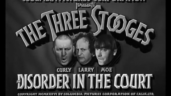 The Three Stooges - Episode 15 - Disorder In The Court 1936