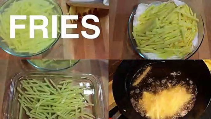 'French Fries' - Crispy Fries Recipe - Homemade French Fries Recipe - Indian Vegetarian Recipe.