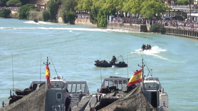 Demostración operativa conjunta por el Día de las Fuerzas Armadas