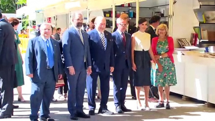 La reina Letizia inaugura la Feria del Libro 2019