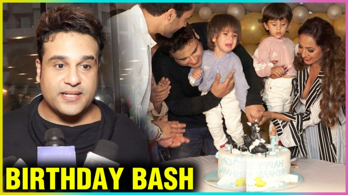 Krushna Abhishek Twins Birthday Celebration | Kiku Sharda, Archna Puran Singh