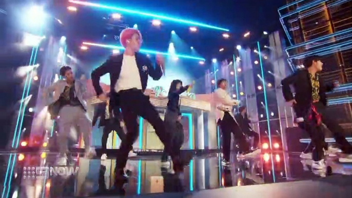 BTS perform Boy With Luv featuring Halsey at the 2019 Billboard Music Awards