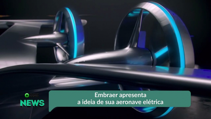 Embraer apresenta a ideia de sua aeronave elétrica