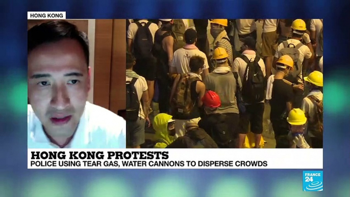 Hong Kong protests: "These protesters see China as a bulldozer"