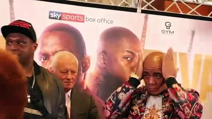 THE BODYSNATCHER! - DILLIAN WHYTE v OSCAR RIVAS **OFFICIAL** HEAD-TO-HEAD @ PRESS CONFERENCE