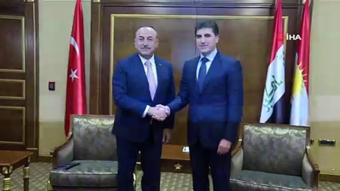 - Bakan Çavuşoğlu, IKBY Başkanı Barzani İle Görüştü