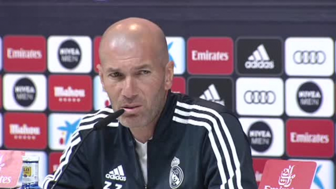 Zidane: "Los jugadores están en el mejor club del mundo y ellos lo saben"