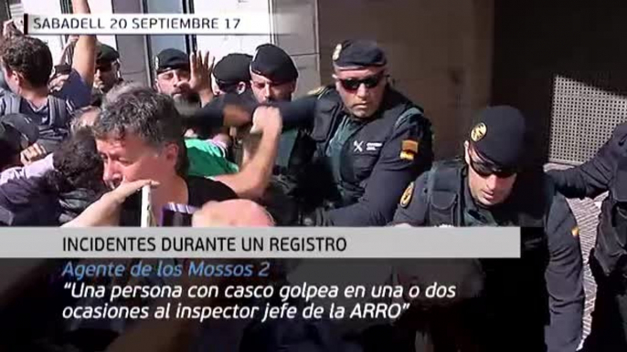 Juicio del 'procés': "La mayoría de los agentes fuimos lesionados, recibimos patadas, empujones, golpes"