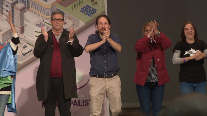 Pablo Iglesias en un acto municipalista