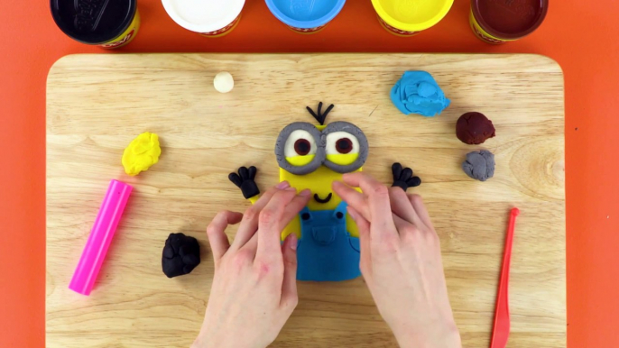 Learn How To Make A Tall Minion From Play Doh | Play Doh Crafts | Despicable Me 3  Crafty Kids