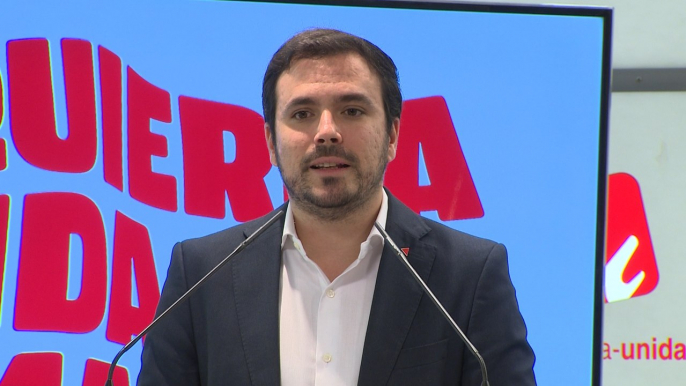 Garzón se presenta en las primarias de IU para el 28-A