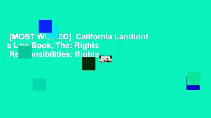 [MOST WISHED]  California Landlord s Law Book, The: Rights   Responsibilities: Rights