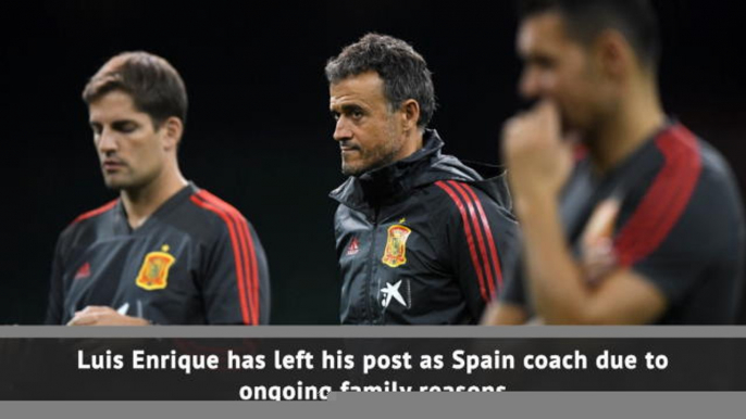 Luis Enrique steps down as Spain boss