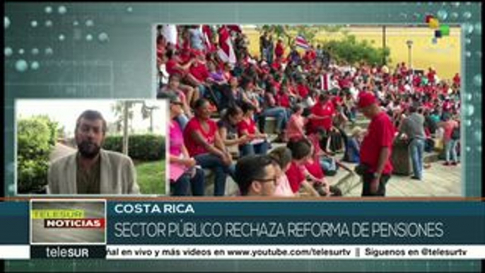 Siguen protestas contra políticas gubernamentales en Costa Rica