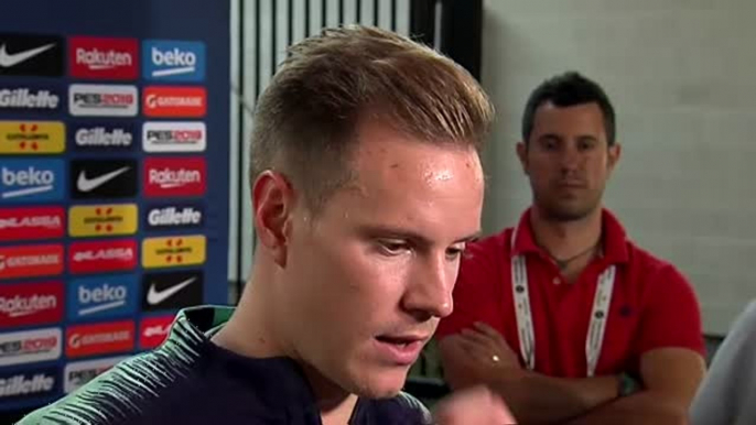 Ter Stegen: "Ronaldo marcó la diferencia en muchos partidos, pero será igual de difícil"