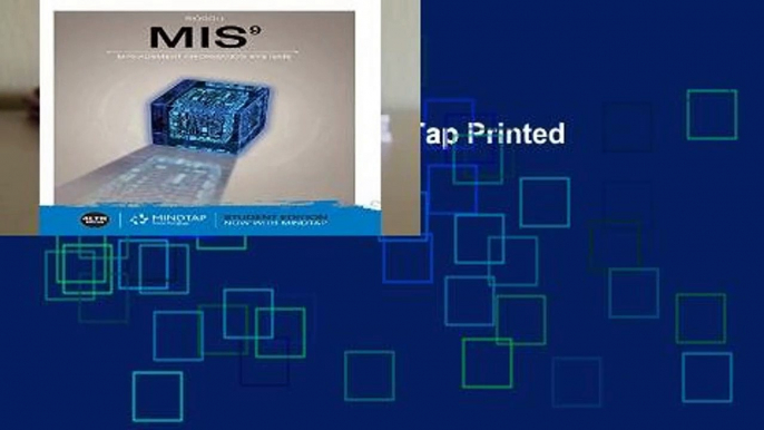 Full E-book  MIS (with MindTap Printed Access Card) Complete