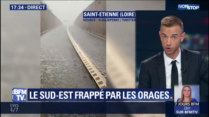 Dans la Drôme et la Loire, des orages de grêle causent de nombreux dégâts