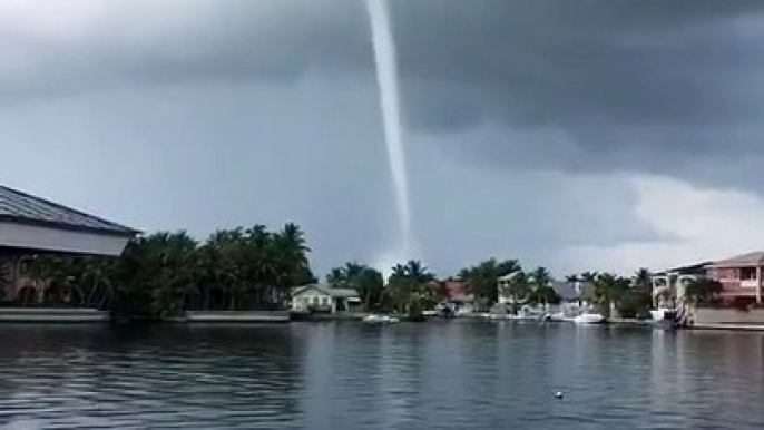 Water Spout Forms Close to Key West